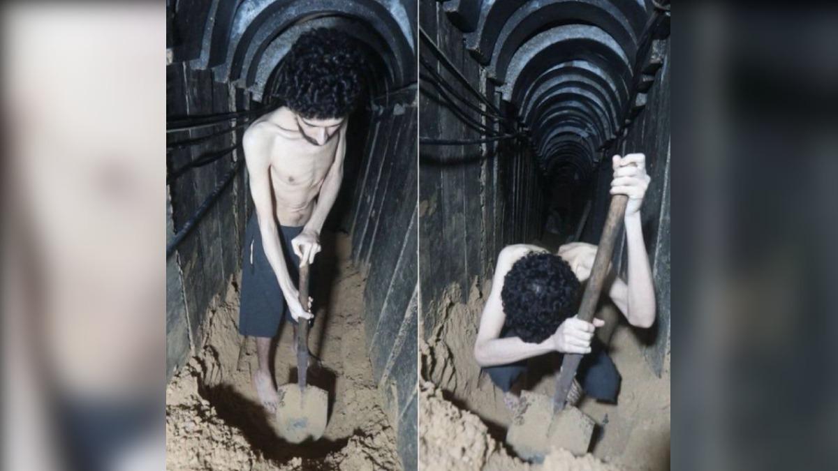 哈瑪斯釋出「骷髏人質」畫面！24歲男被迫自挖墳墓：已數天沒吃