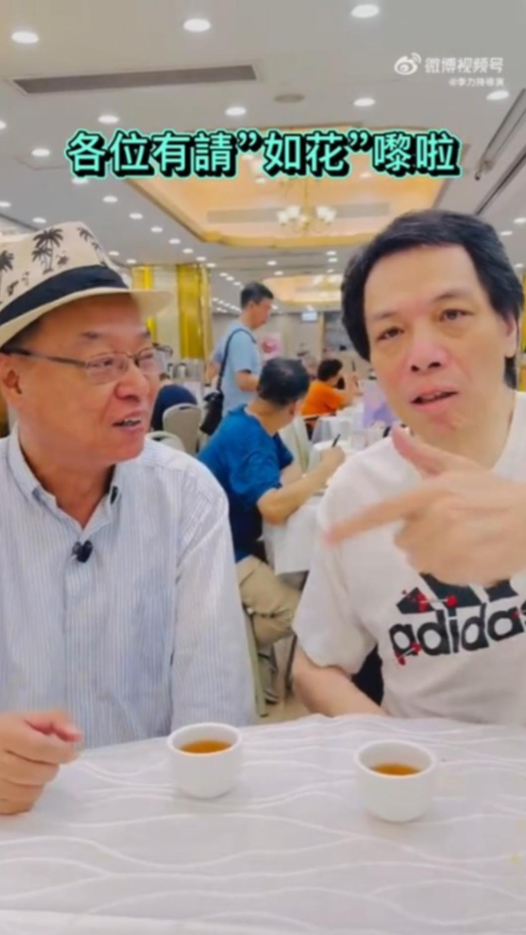 李力持導演曝光與李健仁見面影片。(圖/翻攝自微博)