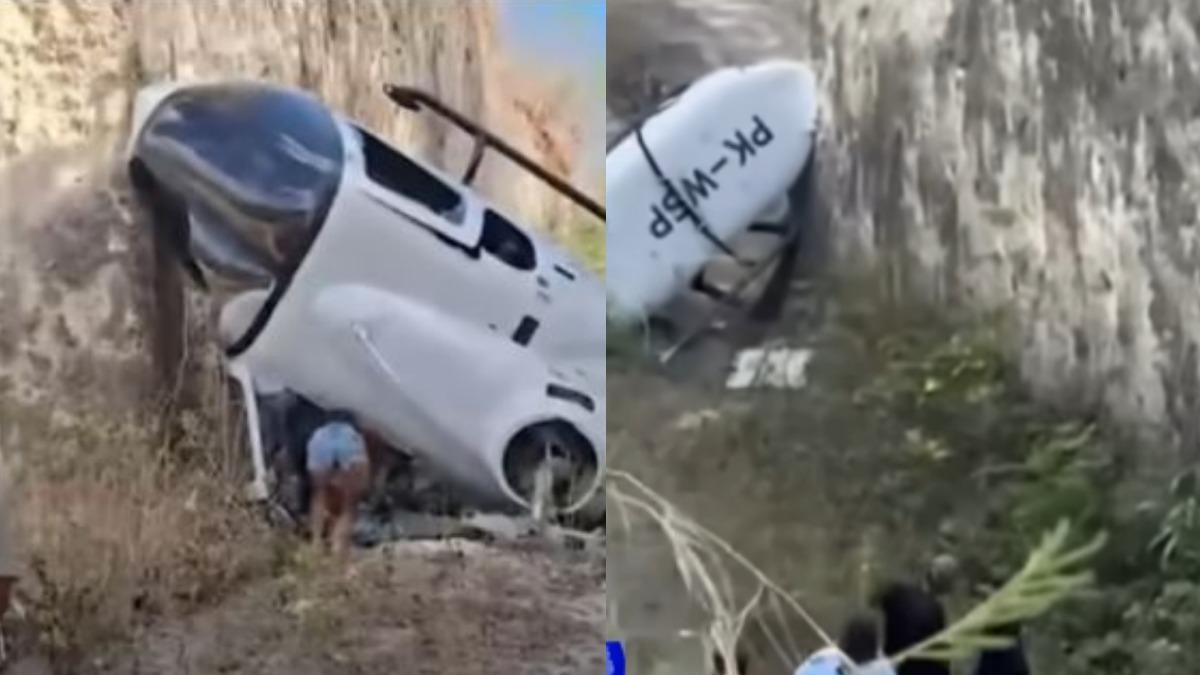直升機墜機第一視角曝!澳男驚恐「倒掛殘骸中」:以為會被燒死
