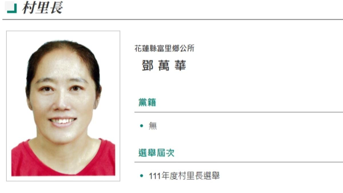 花蓮陸配村長「未放棄陸國籍」8/1遭解職 她轟:我拿台灣護照