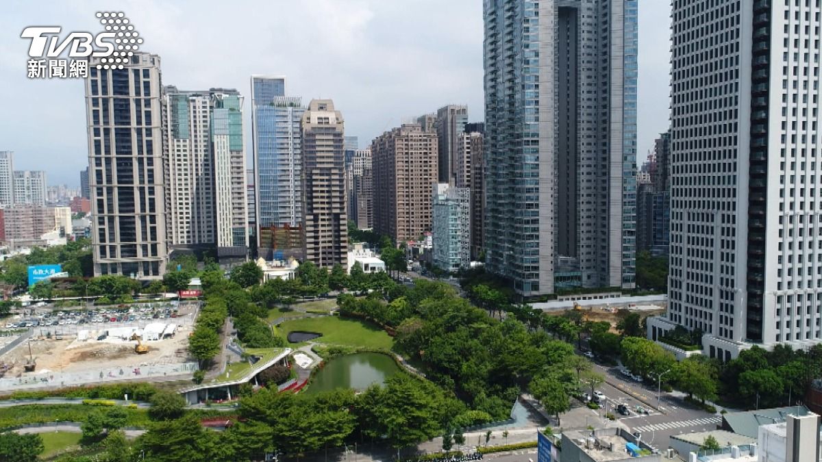 建設串聯商辦，經濟推手，台中商辦租金直逼首都。（圖／TVBS） 