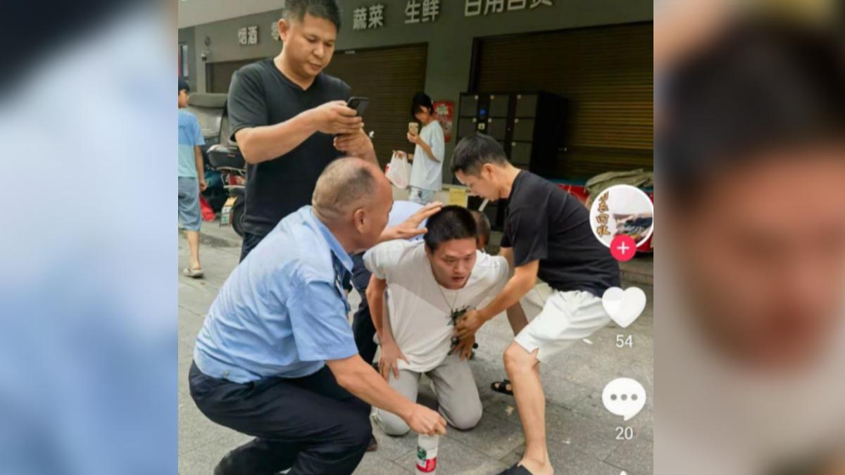 犯罪嫌疑人目前已被捕。（圖／截自Ｘ@whyyoutouzhele）