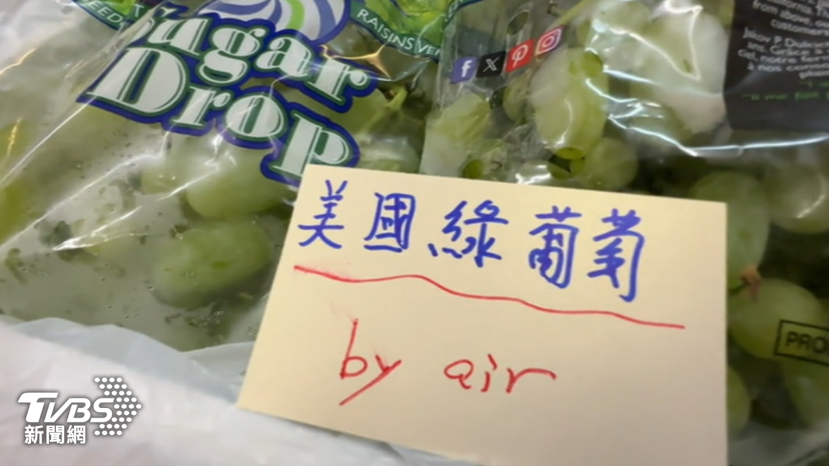 美國進口水果降價。(圖/TVBS)