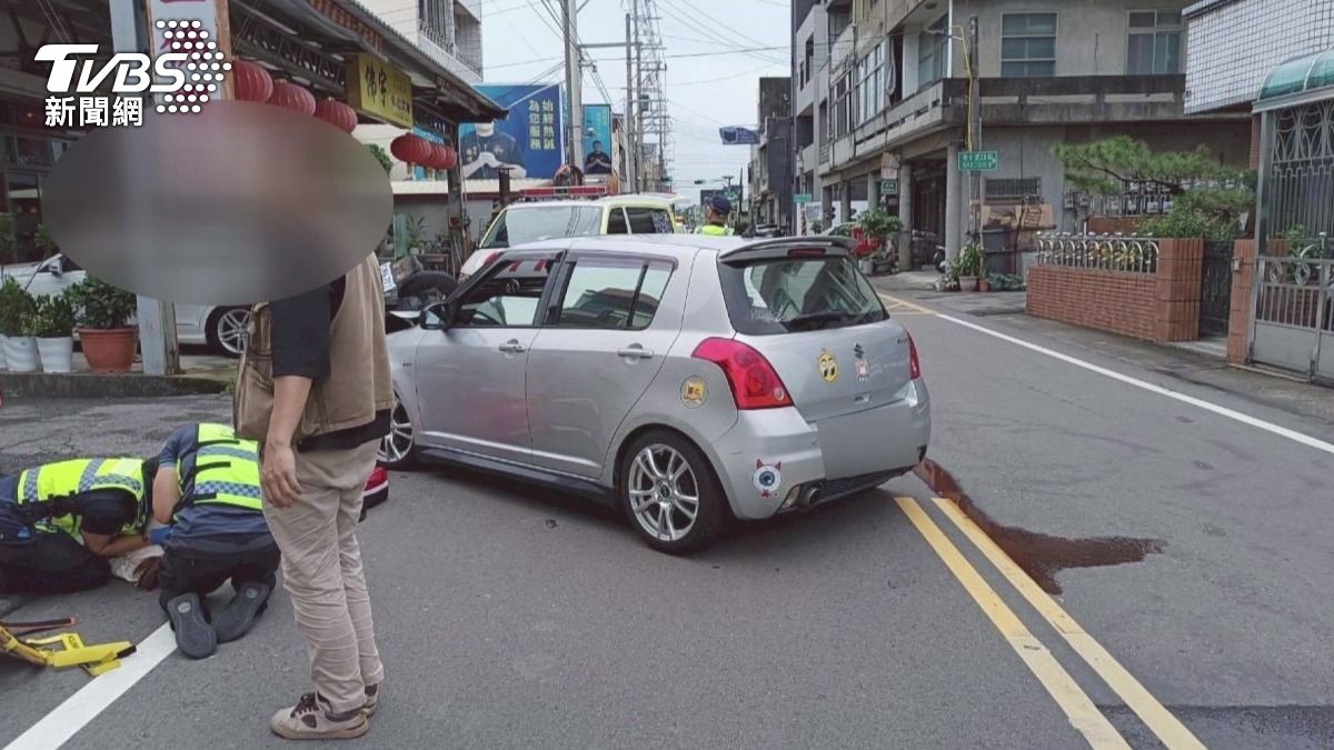 碩士女載男友趕火車,高速撞車「頭部重傷」。(圖/TVBS)