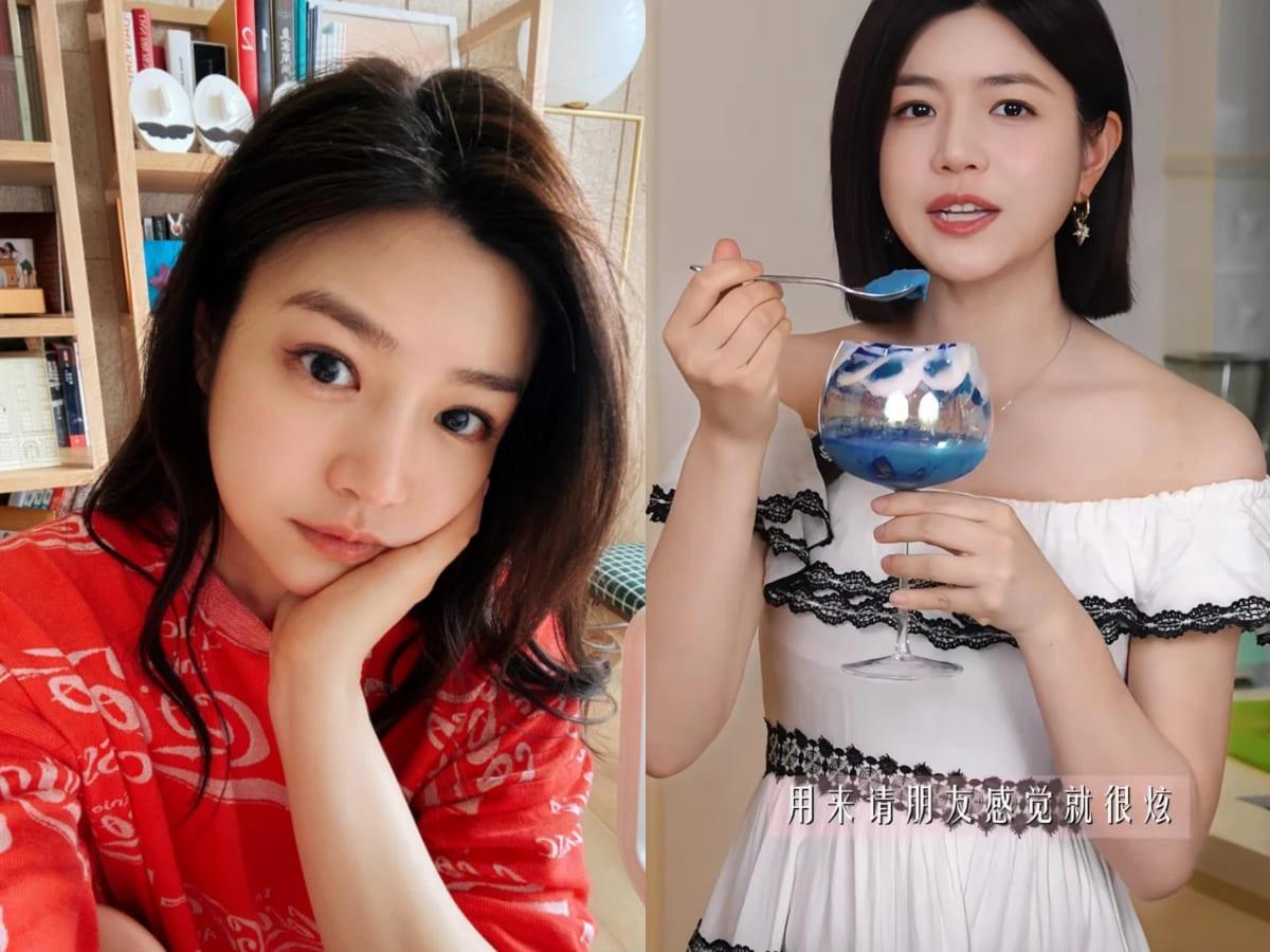 瘦身飲品優格冰沙奶昔。(圖/翻攝自IG@yanxi531、小紅書@陳妍希michelle)