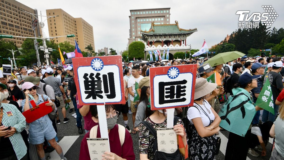 本次大罷免以「反共」為訴求之一。（圖／胡瑞麒攝）