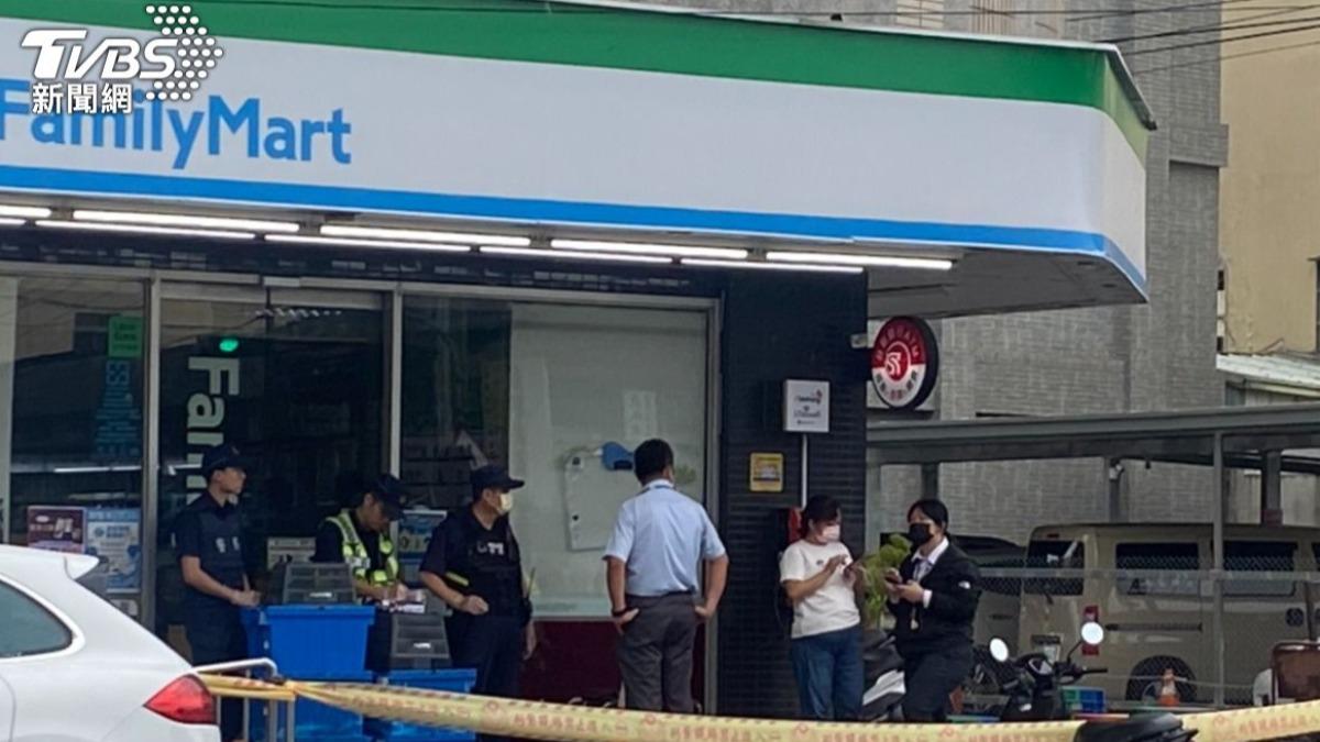 台中豐原區超商發生殺人案件。（圖／TVBS）