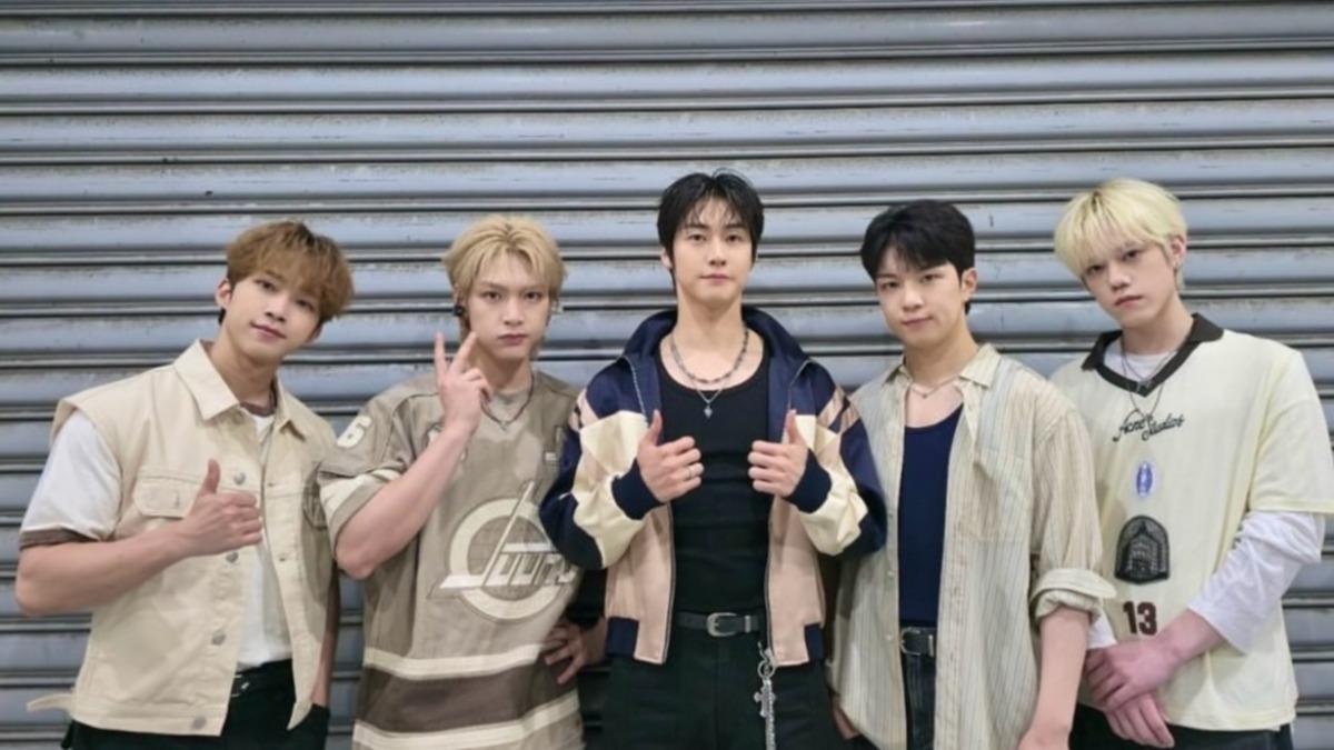 N.Flying（左起：徐東成、金宰鉉、李承協、柳會勝、車勳）。（圖／SHOWOFFICE提供）