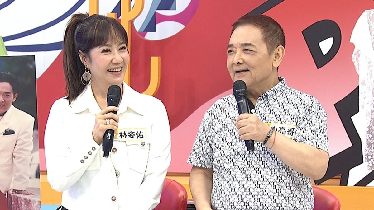 林姿佑和小亮哥一起上節目。（圖／中天綜合台提供）