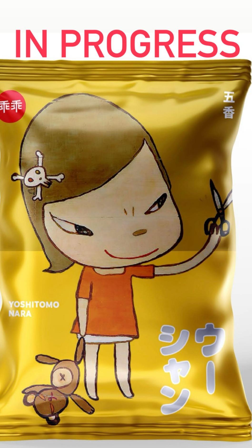 奈良美智將與乖乖聯名。(圖/翻攝自michinara3 Threads)