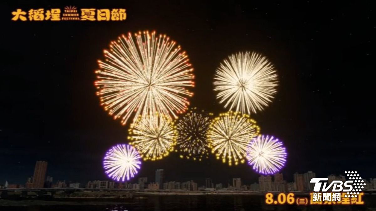大稻埕煙火（圖／TVBS資料畫面）