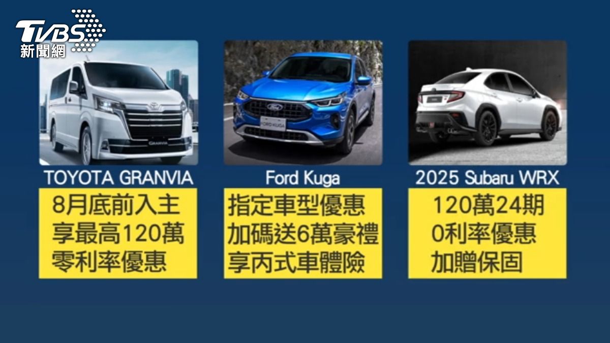 車商紛紛出招,就盼關稅戰下也能炒熱買氣。(圖/TVBS)