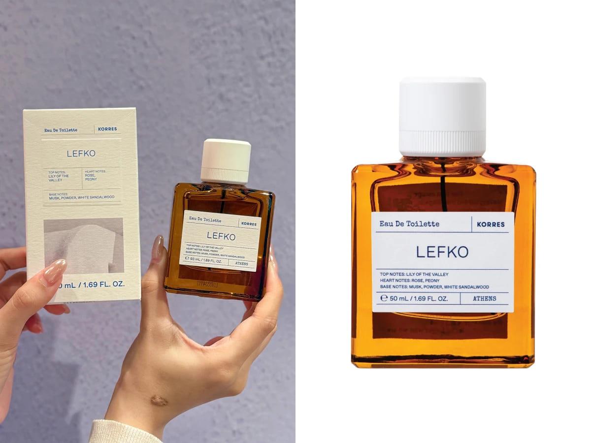 KORRES LEFKO清晨告白淡香水,50ml,NT.1,980。(圖/翻攝自KORRES官網)
