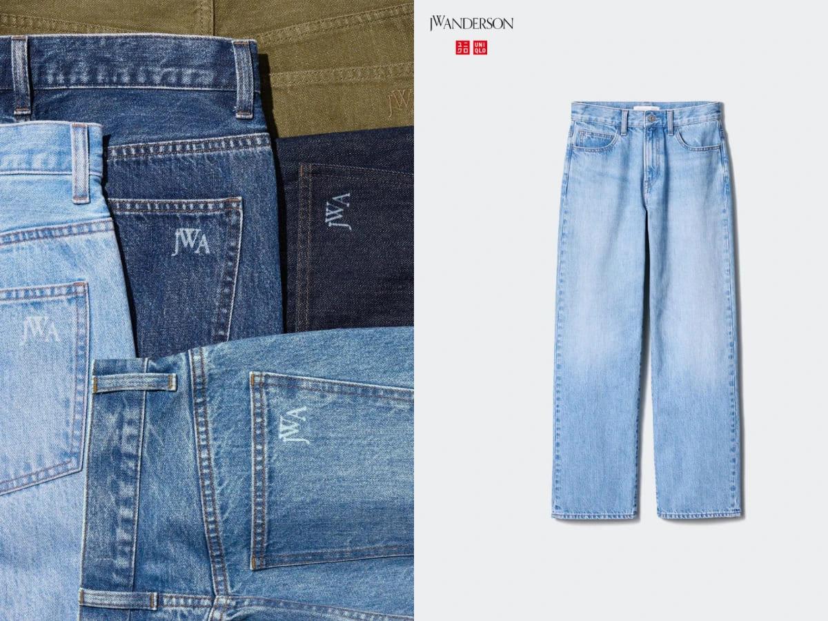 UNIQLO 直筒牛仔褲,NT.1,290。(圖/翻攝自UNIQLO官網)