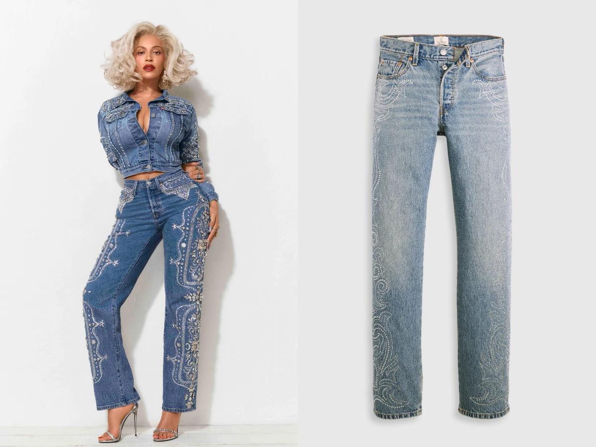 BEYONCÉ X LEVI’S COLLECTION 經典501 90年代直筒丹寧褲,NT.5,490。(圖/翻攝自LEVI’S官網)