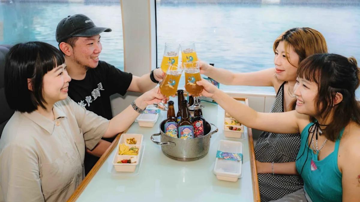 「海陸聯酩精選出航」即日起開放報名，駁二邀請民眾一起在高雄港的金色波光中乾杯！（圖／駁二藝術特區提供）