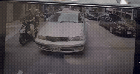 車禍發生過程。（圖／翻攝畫面）