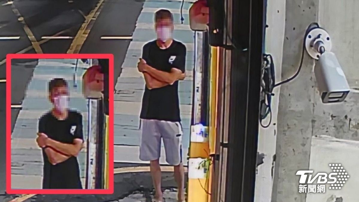 店家調閱監視器，才發現自己早就被盯上，竊嫌守株待竊，５秒得手。(圖／施協源翻攝）
