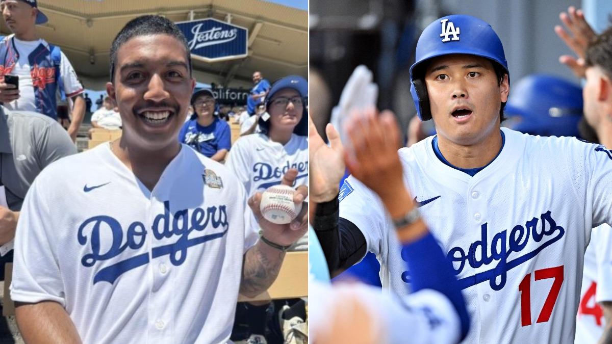 MLB/撿到大谷美職千安紀念球 美軍男嗨喊:放辦公室收藏!