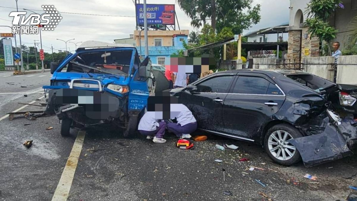 人妻吵架後「吞藥飆車」!花蓮老夫婦看病遭撞飛 婦慘壓車底亡