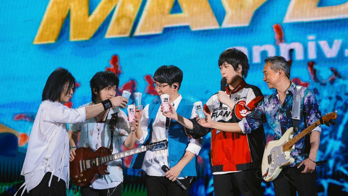 五月天昨晚繼續在北京鳥巢開唱。(圖/相信音樂提供)