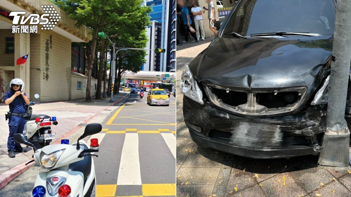 有片/76歲翁「油門卡住」暴衝撞3車 開上人行道衝撞人群