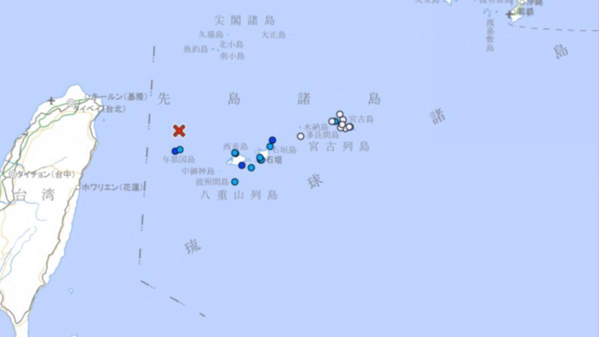 快訊/日本有感!台灣東部海域6.2地震「沖繩多地也在晃」