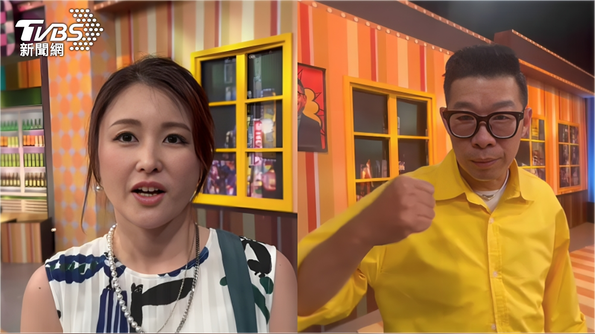 麻衣(左起)、馬力歐為沈玉琳打氣。(圖/TVBS)