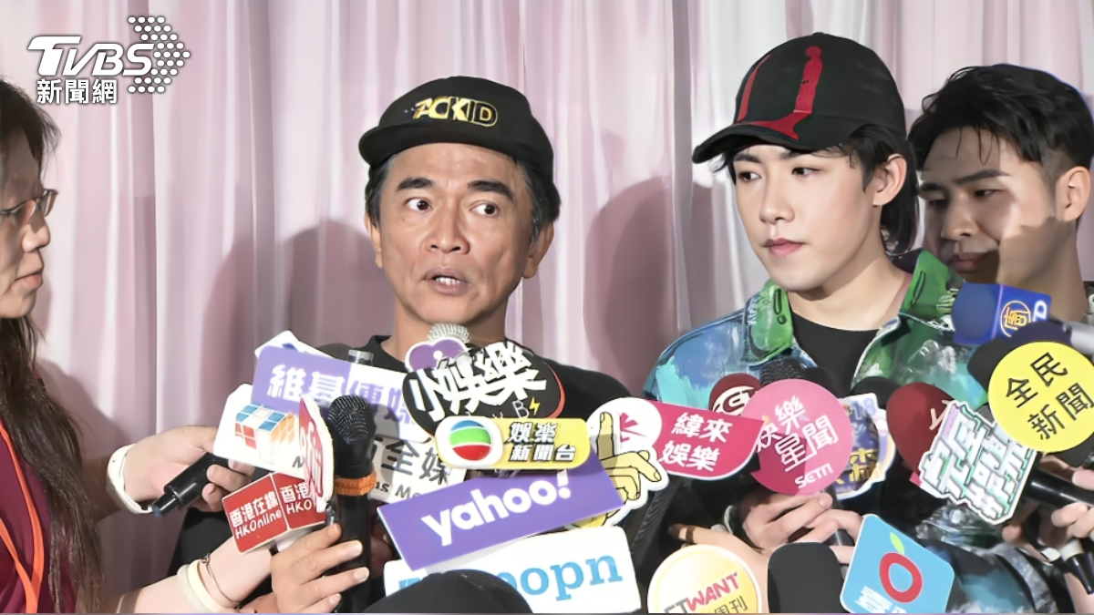 吳宗憲露面談跟沈玉琳互動。(圖/黃俊維攝)