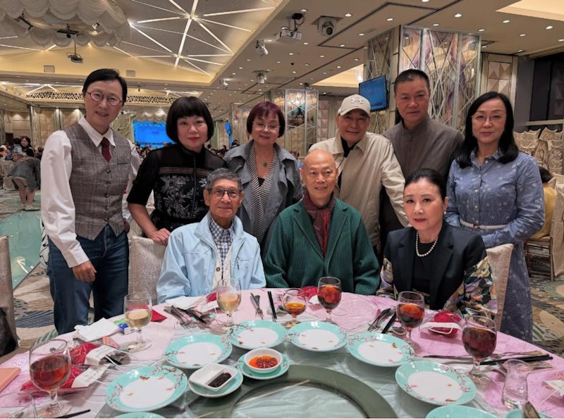 汪明荃曬出婚禮照片,可見羅家英氣色不錯。(圖/翻攝自IG@wang_liza)
