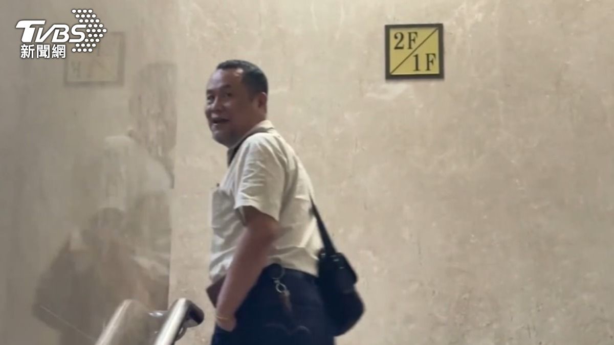 陳女丈夫也被約談到案,訊後請回。(圖/TVBS)