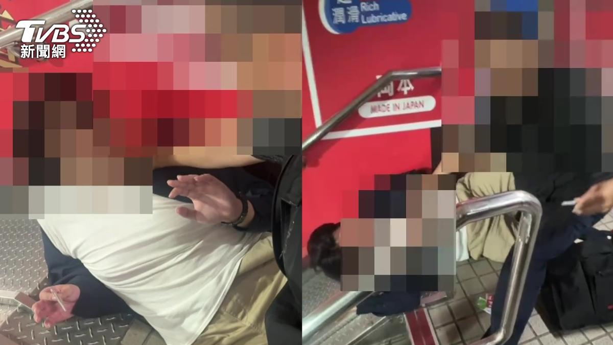 北捷西門站噁男偷拍短裙妹! 遭「休假警」狼狽壓制不敢動