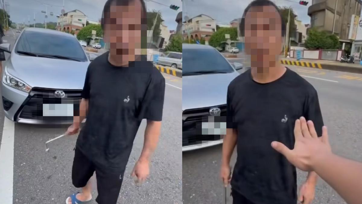 行車糾紛!新竹男爆氣扳手狂K騎士 飆髒字嗆:我怕什麼