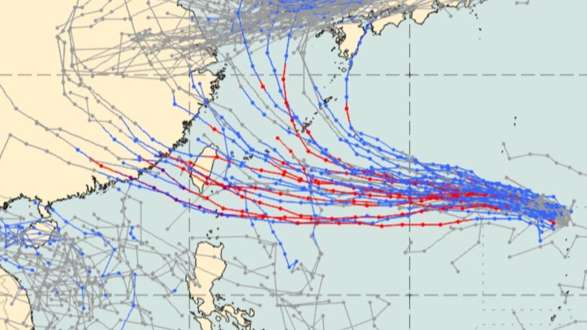 天氣/楊柳颱風估「貫穿台灣」!恐猛轉中颱 強度變胖了
