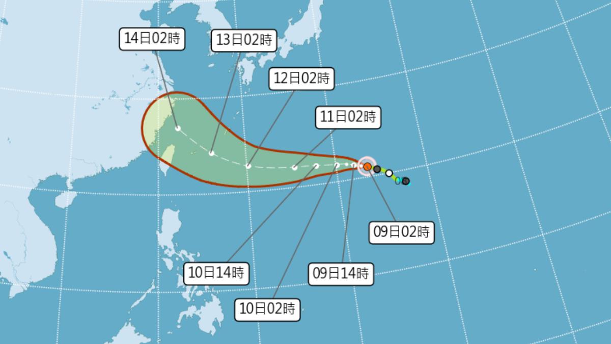天氣／楊柳颱風恐發海警！專家估最接近時間　是否撲台「後天是關鍵」