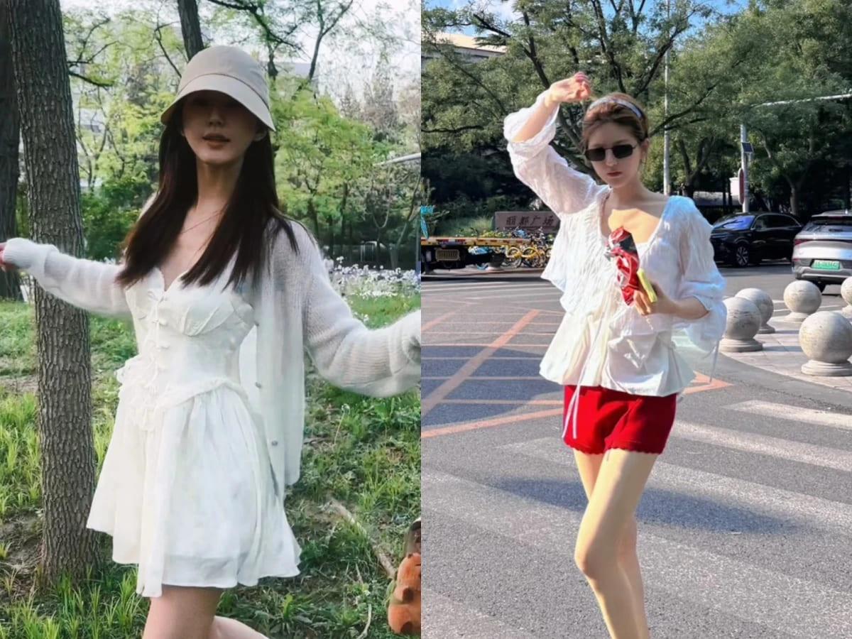 趙露思除了擦防曬乳外，也會搭配帽子、墨鏡和物理遮陽。（圖／翻攝自小紅書@趙露思）