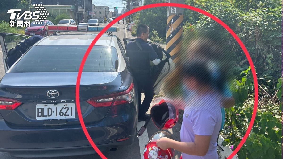 嬤三貼載孫突爆胎!祖孫慘摔流血等嘸車 暖警鳴笛開道送醫
