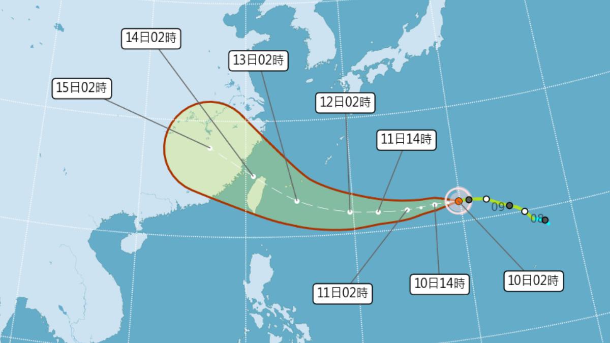 天氣/颱風假來了?楊柳侵襲率升至62% 吳德榮曝「這2天」風雨最強