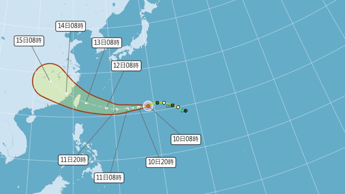 楊柳最快周二發海警！路徑受1因素影響「明天關鍵期」