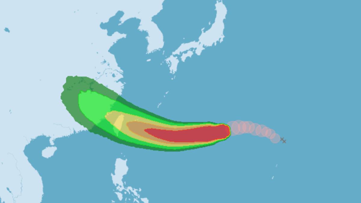 颱風楊柳逼近！氣象署最快12日「海陸警」齊發：不可輕忽