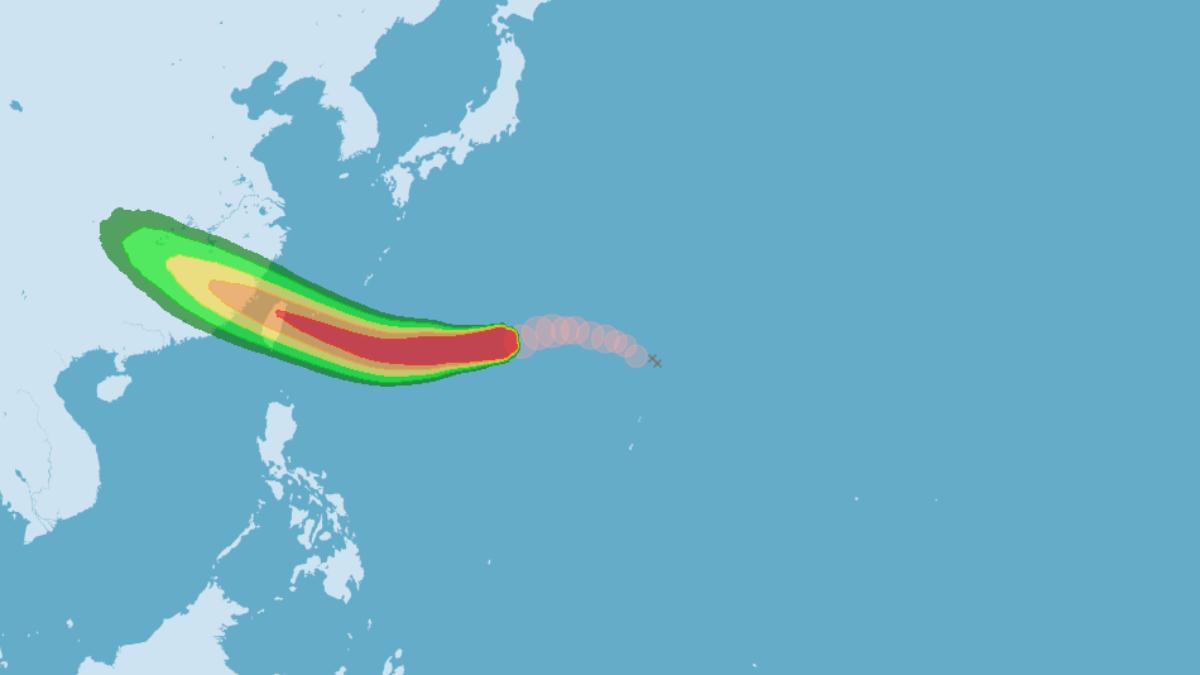 持續長胖！楊柳已達「輕颱上限」　未來12小時恐升中颱