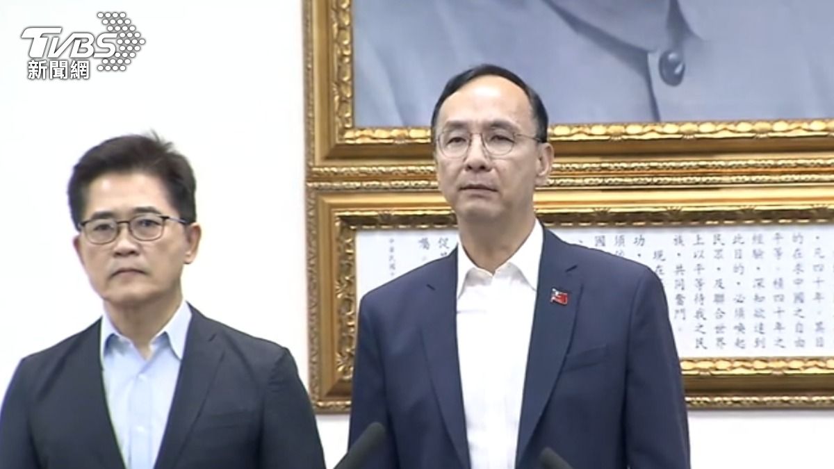 2024總統敗選後,國民黨主席朱立倫,遭蕭敬嚴批評「自我要求太低」。(圖/TVBS)