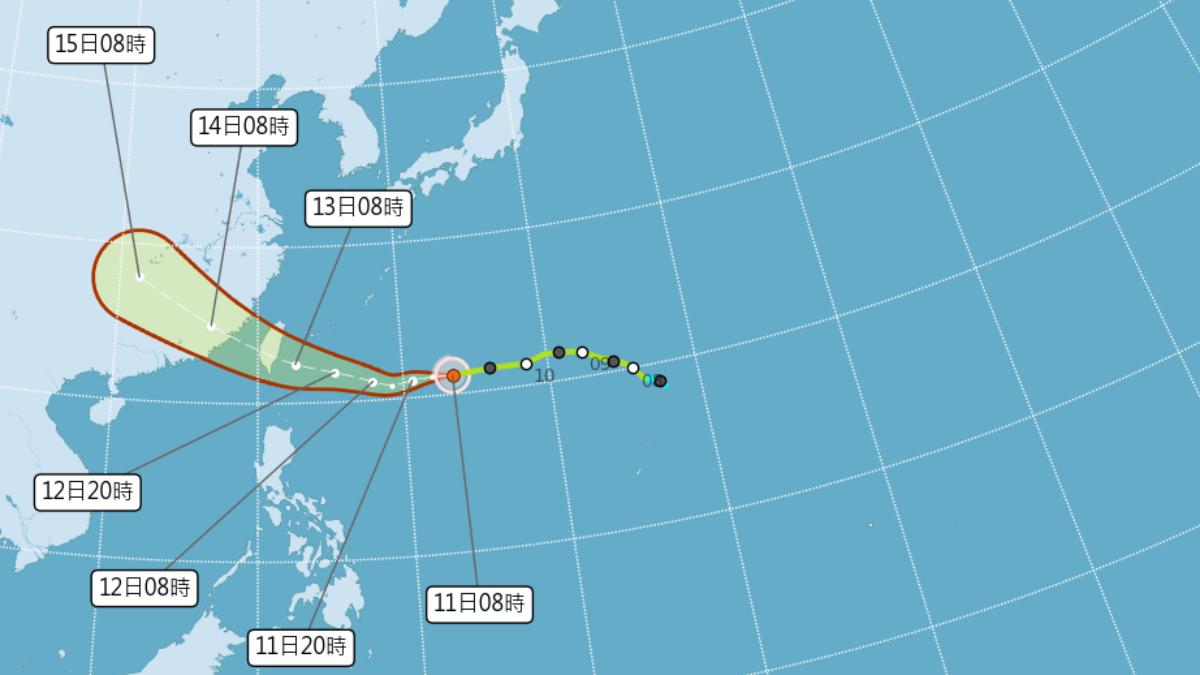 楊柳颱風週三影響最劇!南部留意豪雨 海陸警發布原則看這
