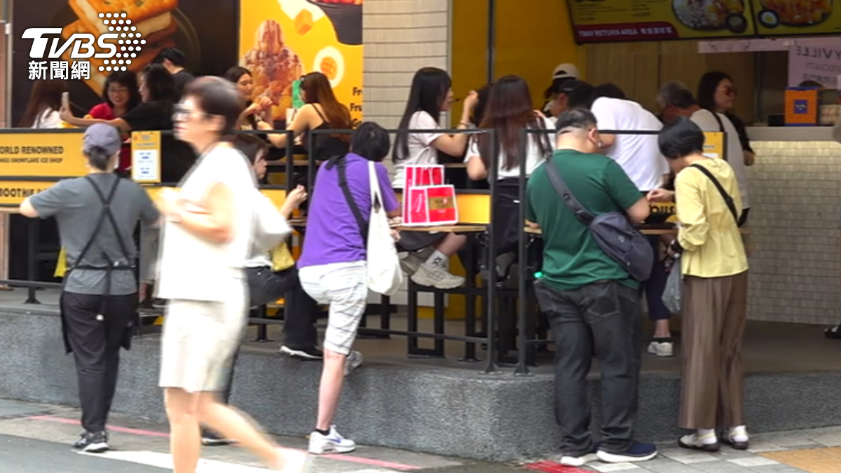 台北永康街。 （圖／TVBS）