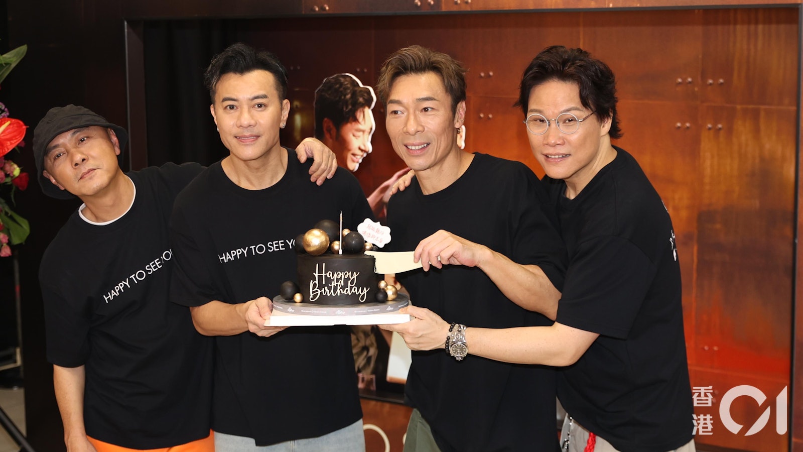 BIG FOUR受訪時直呼還唱得不過癮。(圖/香港01)