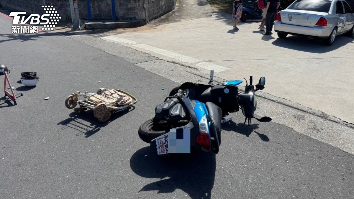 澎湖發生一起死亡車禍。（圖／TVBS）