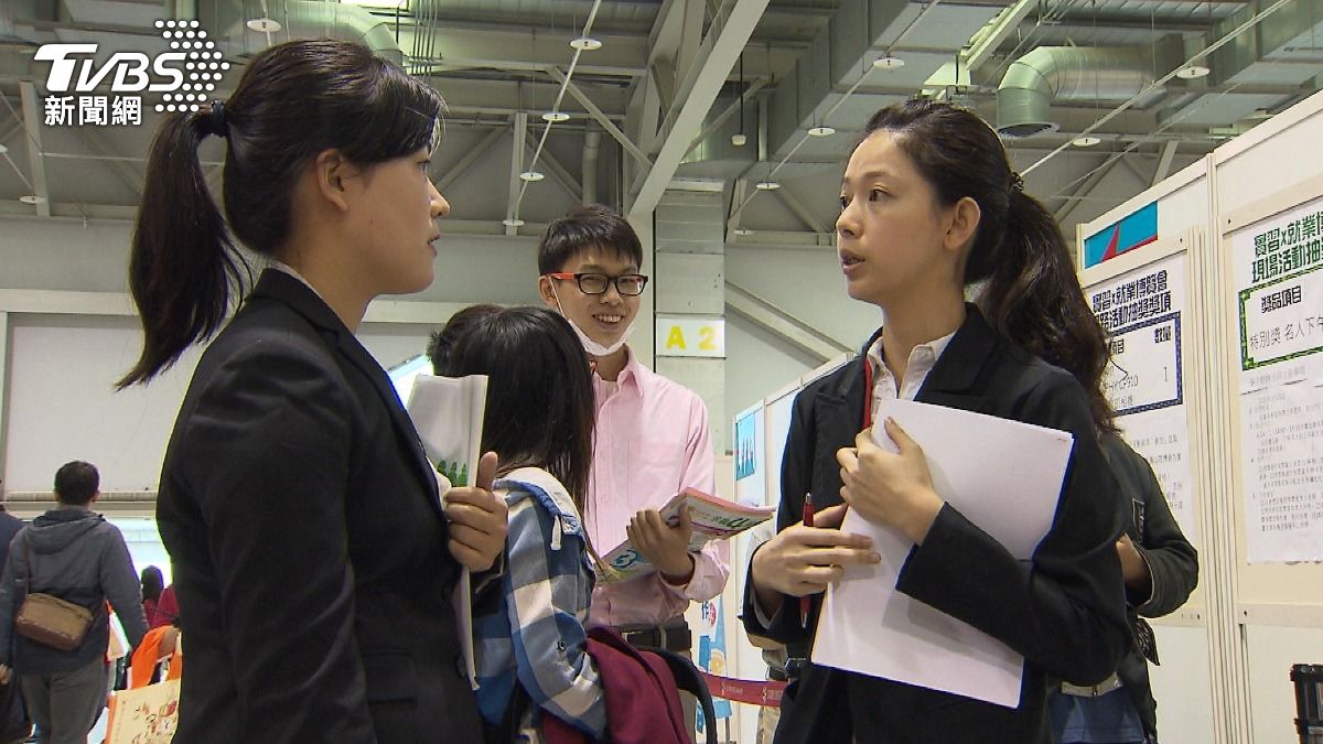 青年失業率高,部分原因與企業職缺與求職期望有落差。(圖/TVBS)