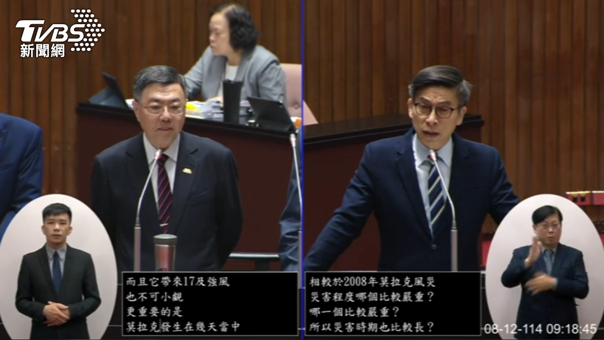 卓揆赴立院備詢。（圖／TVBS）