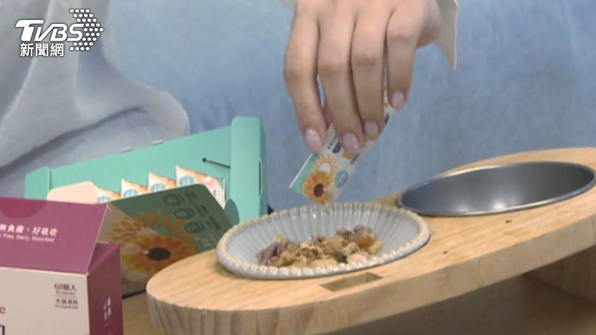 寵物保健品商機大。（圖／TVBS）