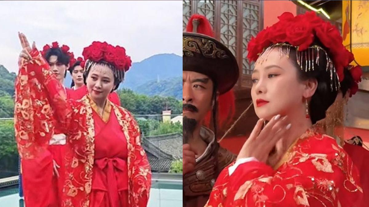 56歲翁虹驚現杭州樂園!火紅舞衣熱舞 網憂「經濟狀況」掀論戰